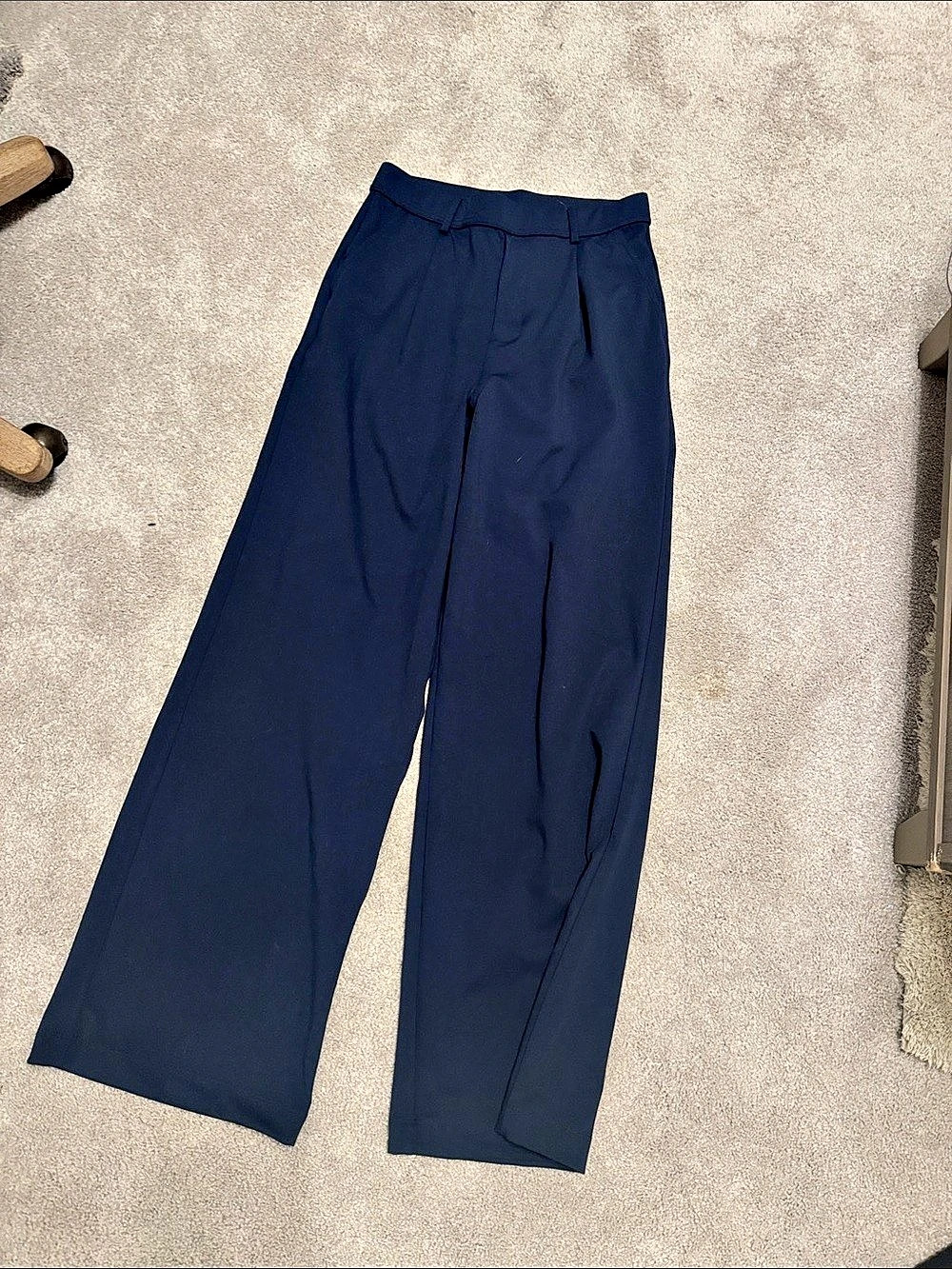 Halara Wide Leg Pants in Blue Size Small NWT